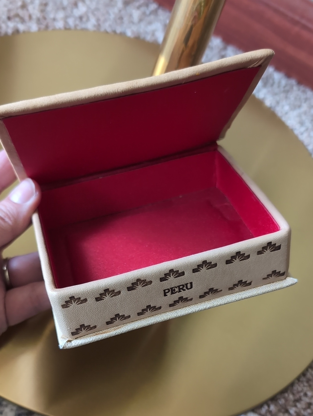 Leather Trinket Box - Picture 3 of 12